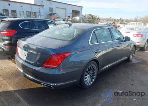 2017 Genesis G90 3.3T Premium z USA, uszkodzony, nr VIN KMHG34JAXHU027209